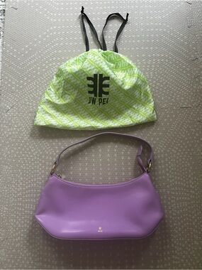 JW PEI Lilac Vegan Leather Shoulder Bag